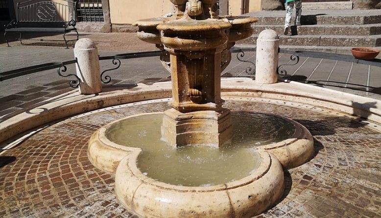 fontana piazza marcantonio colonna paliano il corriere della provincia