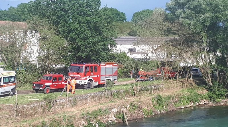 vigili del fuoco cassino fiume gari il corriere della provincia frosinone
