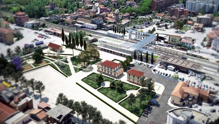 Frosinone, approvato il progetto definitivo della nuova piazza allo Scalo. Ecco il rendering
