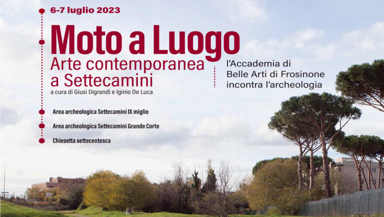 Frosinone – L’Accademia di Belle Arti incontra l’Archeologia, a cura di Giusi Digrandi e Iginio De Luca