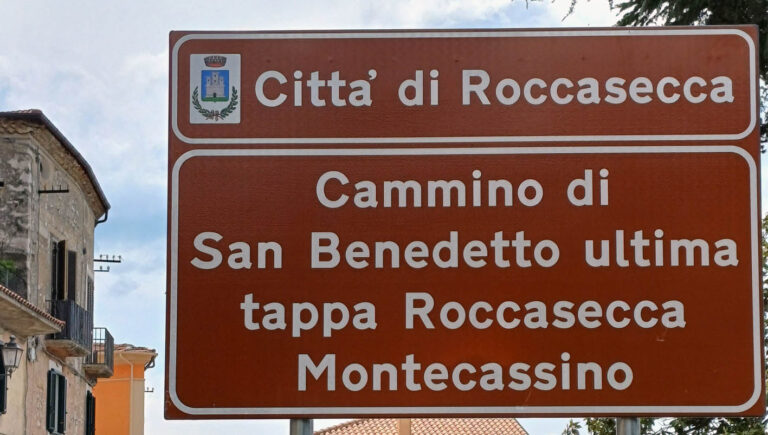 Roccasecca, Terra dei Cammini: nuova segnaletica sul percorso di San Benedetto