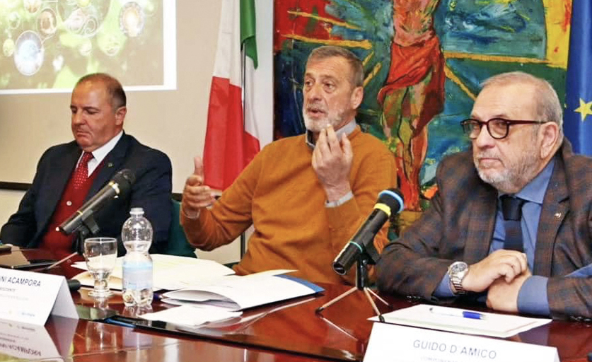 Luigi Niccolini, Giovanni Acampora e Guido D'Amico