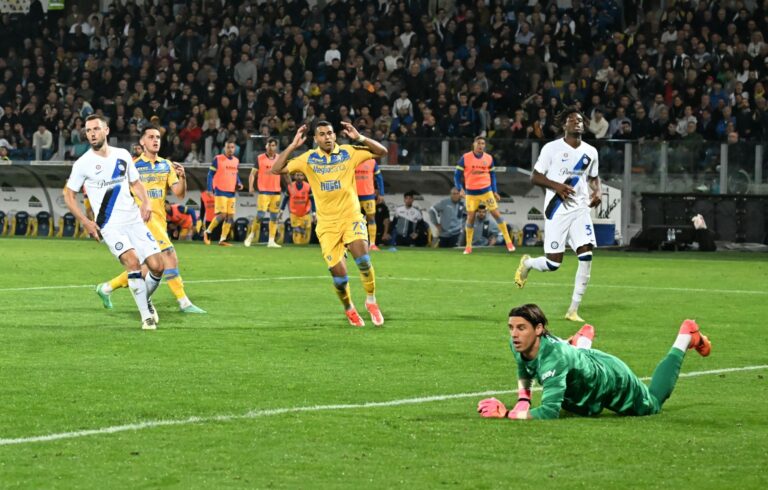 Frosinone-Inter 0-5, risultato bugiardo ma che evidenzia i limiti dei giallazzurri
