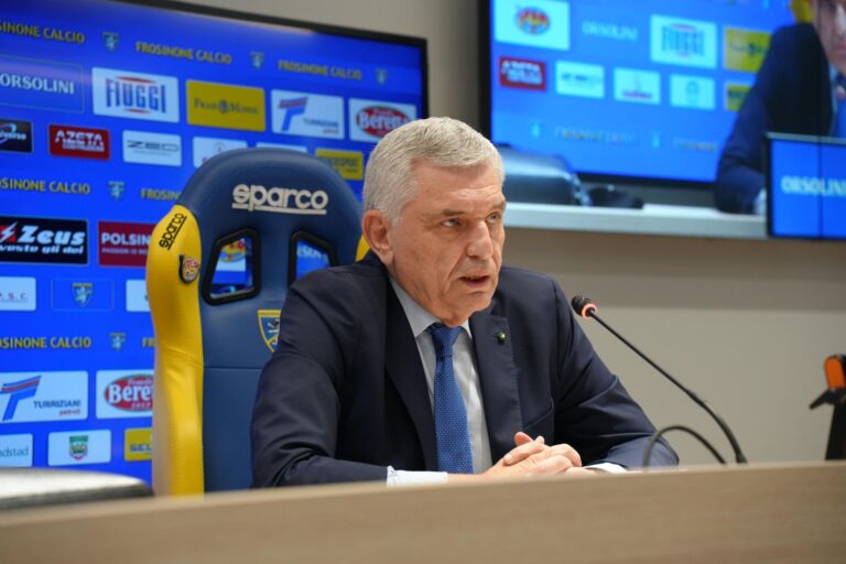 Frosinone Calcio, conferenza stampa del presidente Stirpe: ecco gli obiettivi per la prossima stagione