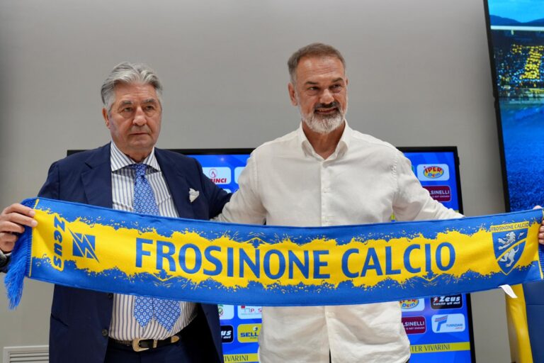 Frosinone Calcio, la presentazione di Vincenzo Vivarini